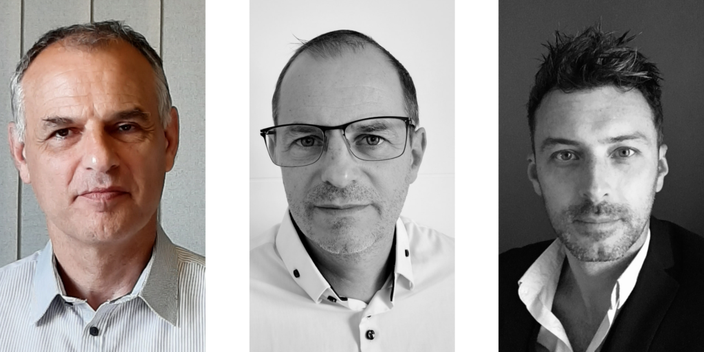 Portraits Ludovic Loew, Olivier Audigué et Laurent Milano